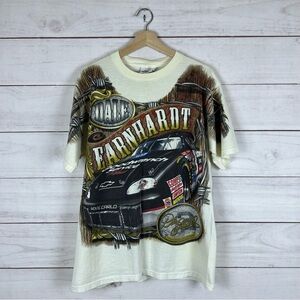 Vintage 1999 Dale Earnhardt Sr. NASCAR All Over Print T-Shirt Large